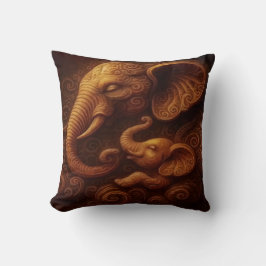 Compassionate Elephants  Kissen