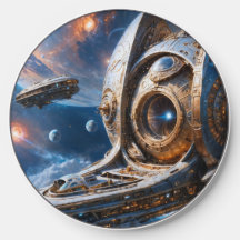 Compellient Galactic Cruiser Al Art par Xzendor7