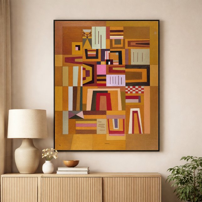 Compensation, Kandinsky Inspired Geometric Art Poster (Von Creator hochgeladen)