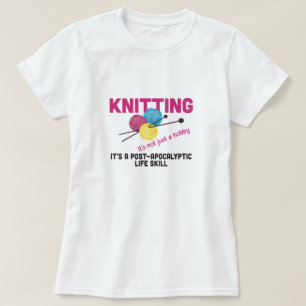 Compétences en tricot T-shirt de base pour femmes