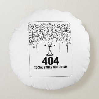 Compétences sociales introuvables - Coussin rond a