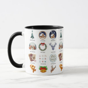 Compilation d'icônes de vacances Tasse de café de 