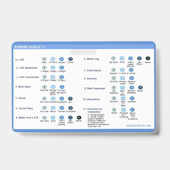 Complément de badge d'échelle de coup (Avant)