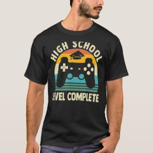 Complete Gamer Men-Abschluss für High School-Level T-Shirt