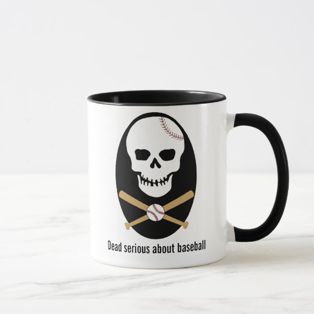 Complètement sérieux au sujet du base-ball - tasse (Droite)