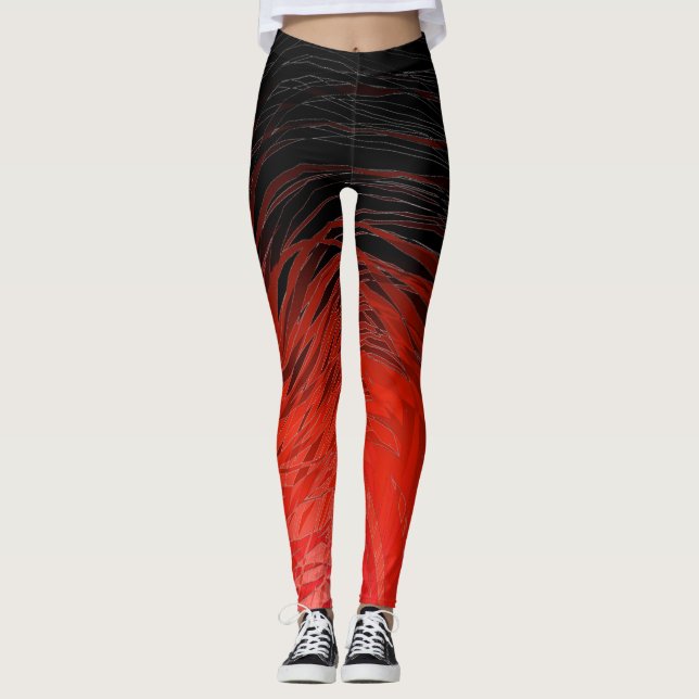 Complex Spiral Red - Leggings (Vorderseite)