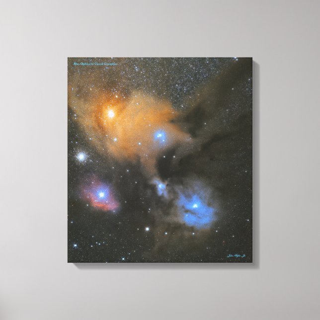 Complexe cloud Rho Ophiuchi Toile Imprimer (Recto)