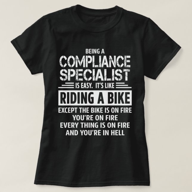 Compliance-Spezialist T-Shirt (Design vorne)