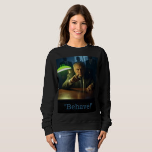 Comportement du patron femmes sweatshirt noir