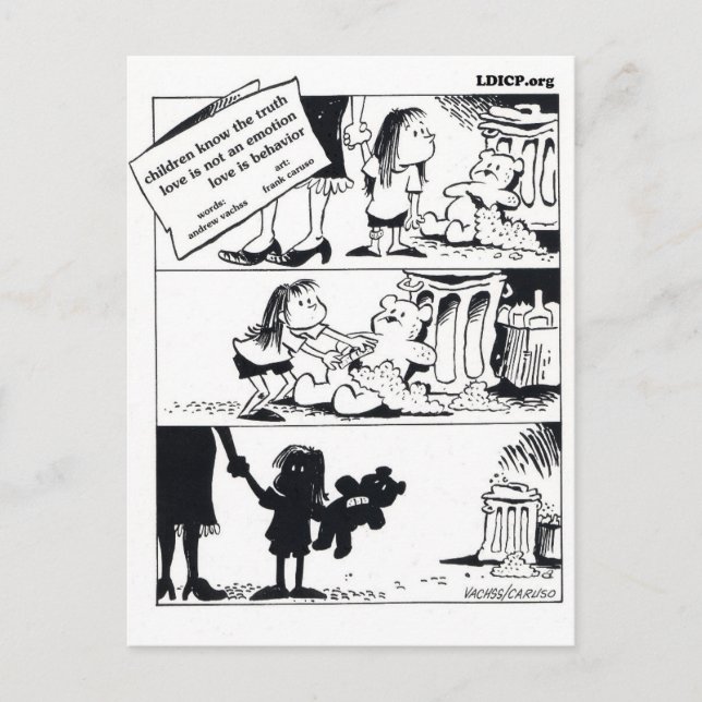 Comportement Est La Carte Postale Vérité (Devant)