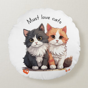 Composez le coussin thématique amoureux des chats