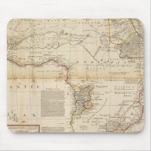 Composite Africa Handfarbene Karte Mousepad