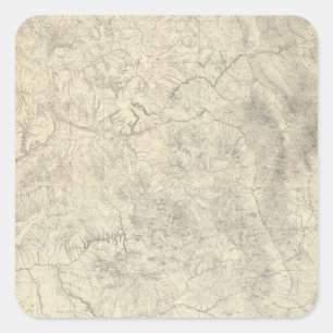 Composite Colorado Quadratischer Aufkleber