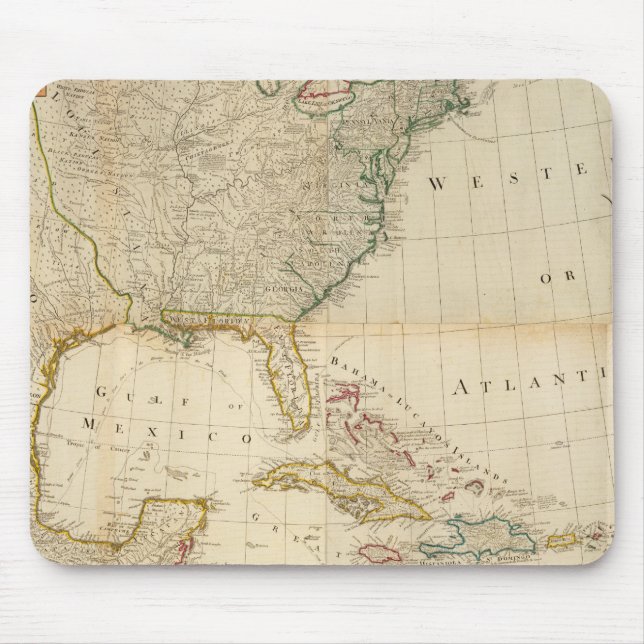 Composite North America Handkarte Mousepad (Vorne)