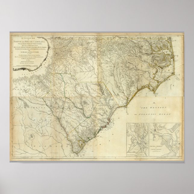 Composite North & South Carolina Poster (Vorne)