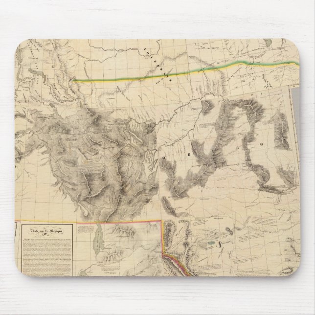 Composite Western United Staaten Mousepad (Vorne)