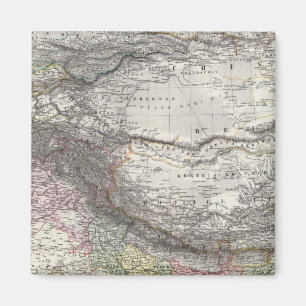 CompositeMap von Indien, Asien Magnet