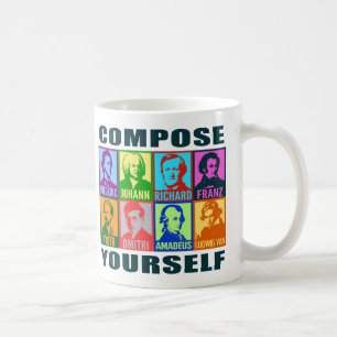 Compositeurs de musique classique   Mug PopArt