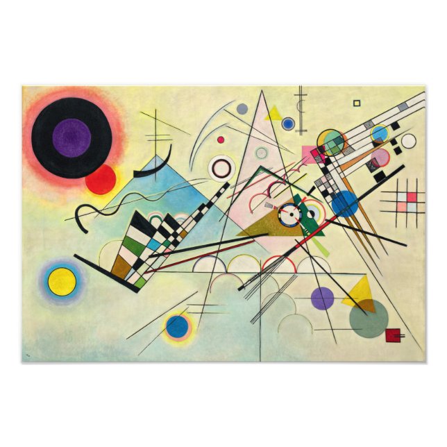 Composition 8, 1923 by Wassily Kandinsky Fotodruck (Vorne)