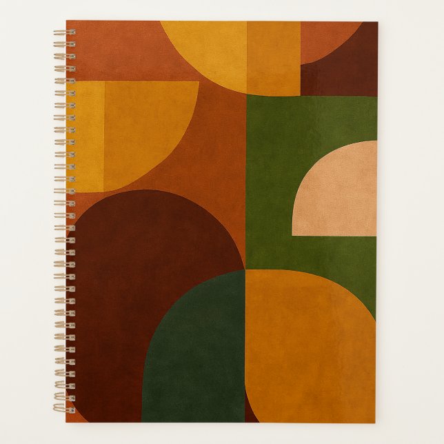 Composition Abstraite Moderne du Milieu du Siècle (Devant)