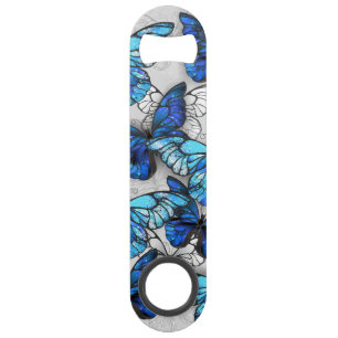 Composition des White and Blue Butterflies