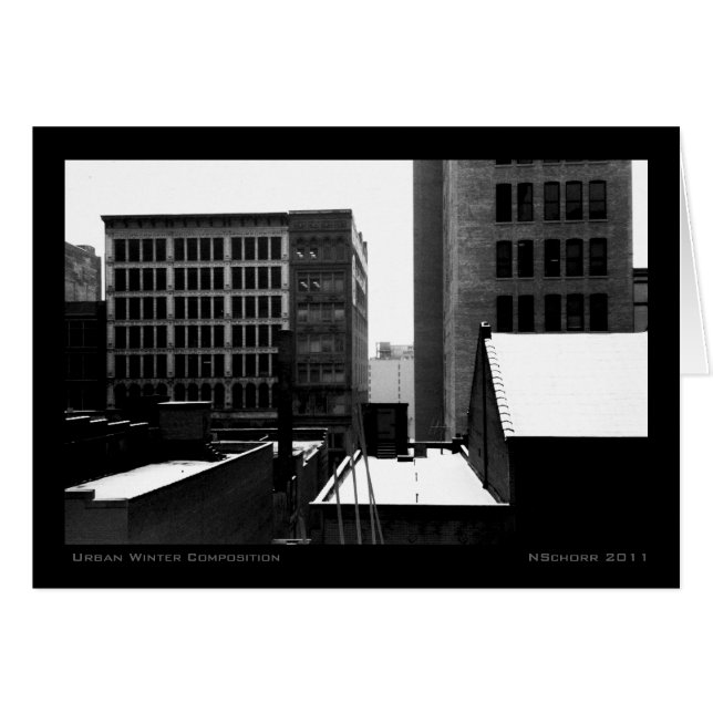 Composition en hiver urbain (Devant horizontal)