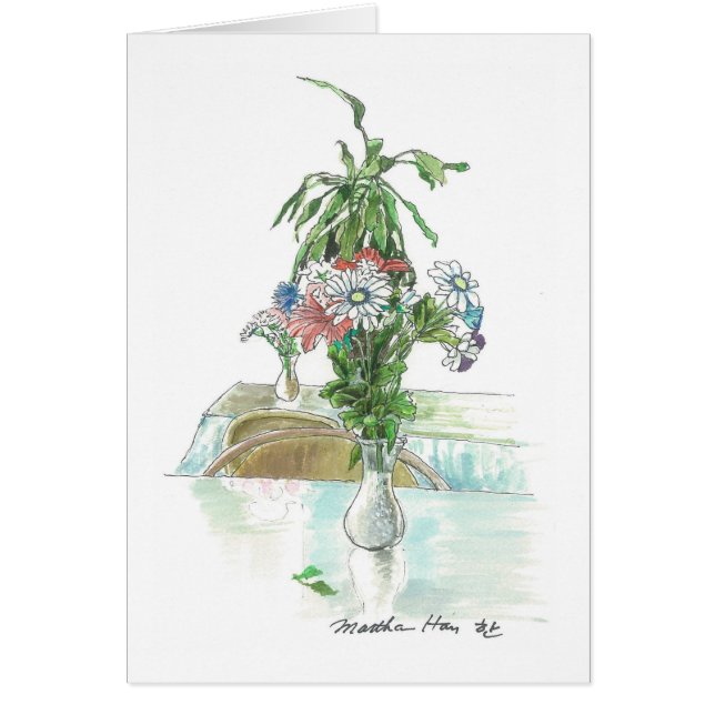 Composition florale simple (Devant)