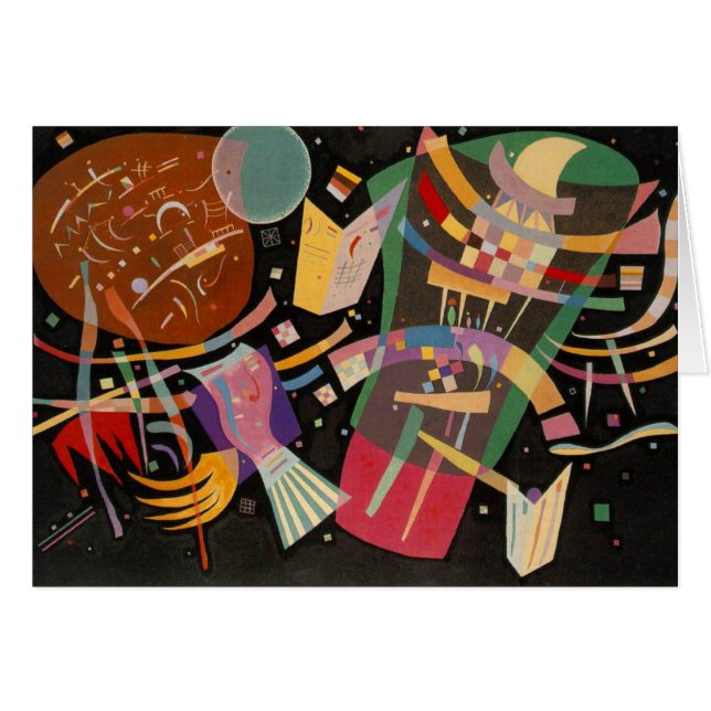 Composition Kandinsky 10 Peinture Abstraite (Devant horizontal)