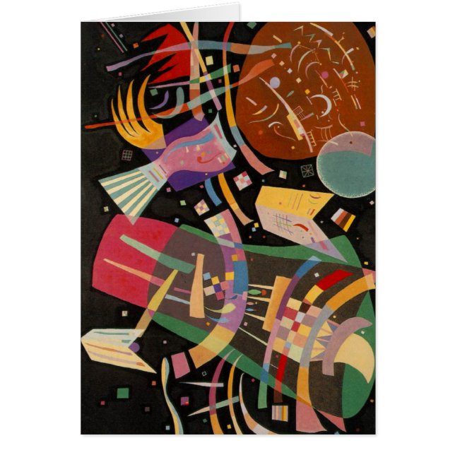 Composition Kandinsky 10 Peinture Abstraite (Devant)