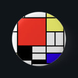 Composition , Mondriaan Button<br><div class="desc">私はPiet Mondriaanが好きな人のためにこの製品を作りました。</div>