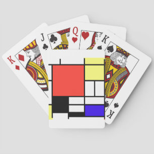 Composition , Mondriaan Spielkarten