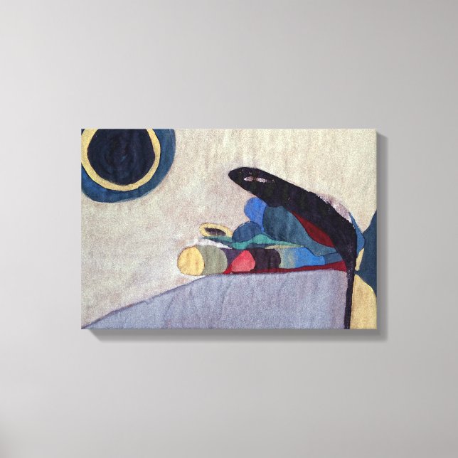"Composition", toile Abstraite enveloppée d'art (Recto)