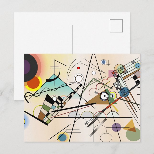 Composition VIII by Wassily Kandinsky Postkarte (Vorne/Hinten)