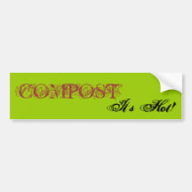 Compost… il fait chaud ! Autocollant