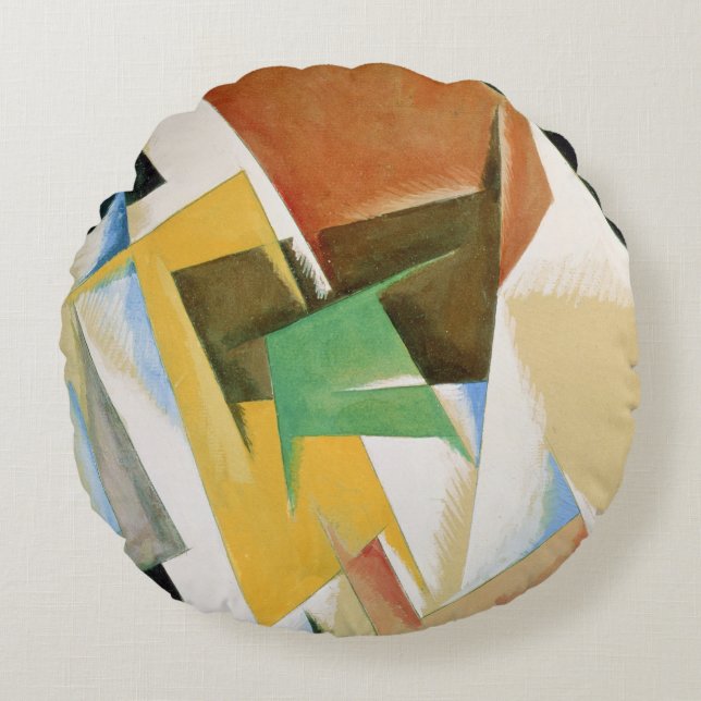 Compostion, 1921 rundes kissen (Vorderseite)