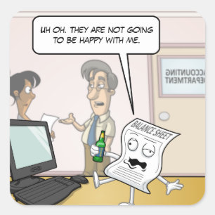 Comptabilisation Stickers Punny Bilan Drunk