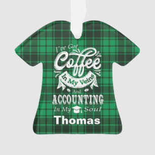Comptabilité Étudiant Green Plaid