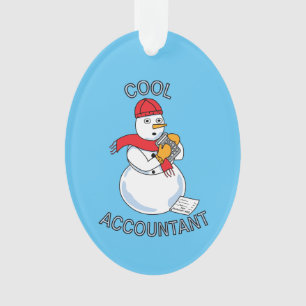 Comptable cool Ornement en céramique Snowman