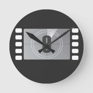 Compte à rebours 9 horloge murale