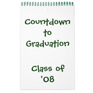 Compte à rebours de la graduation '08 Calendrier