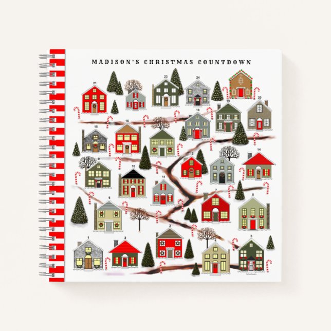 Compte à rebours de Noël Carnet du planificateur d (Devant)