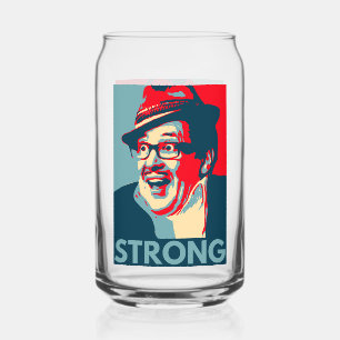 Compte Arthur Strong en verre imprimé