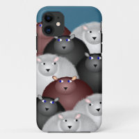 Compte du coque iphone de moutons