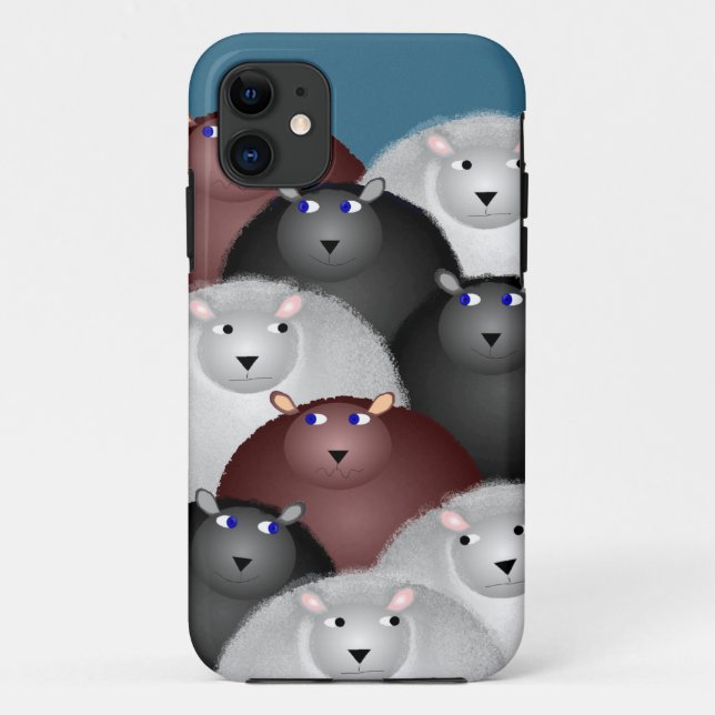 Compte du coque iphone de moutons (Dos)