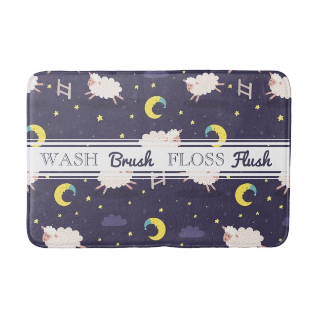 Compte du tapis de bain de moutons (Devant)