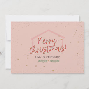 Compter tout la joie Noël carte photo