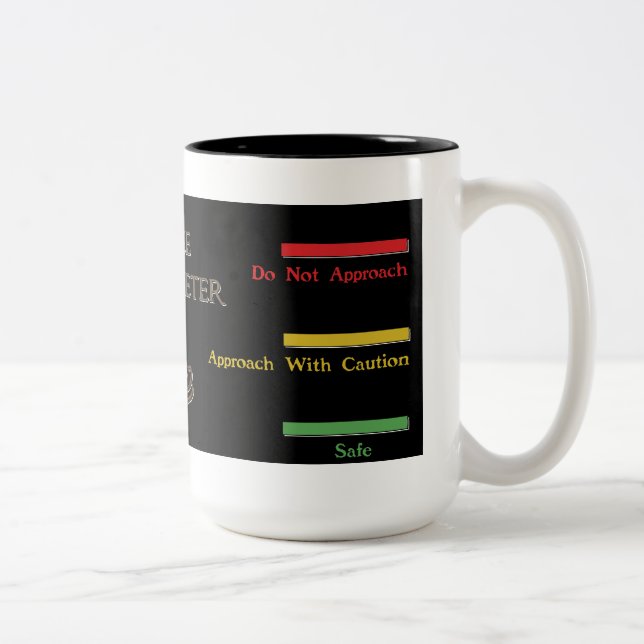 Compteur de niveau café Mug café noir (Droit)