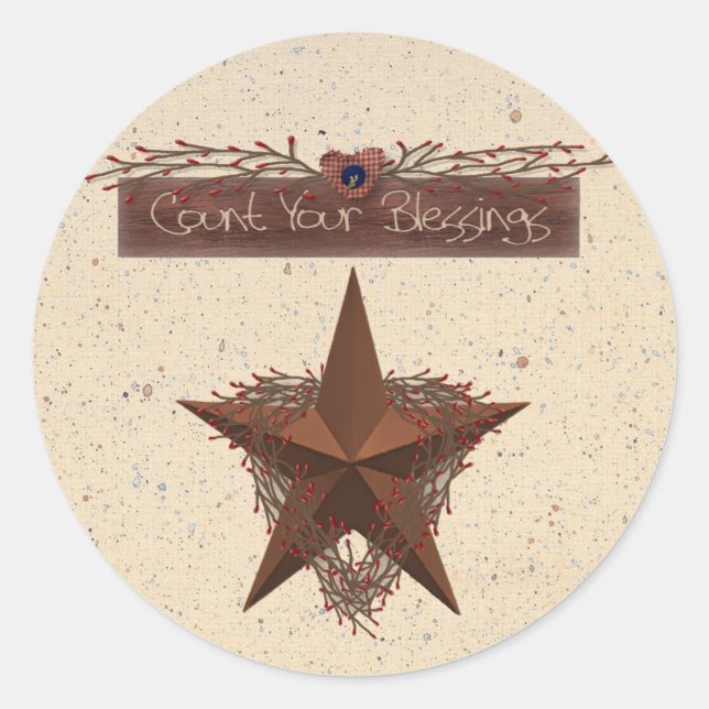 Comptez votre sticker de bénédictions (Devant)