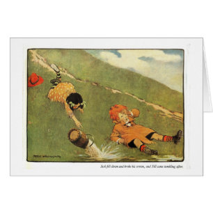 Comptine de Jack et de Jill - carte