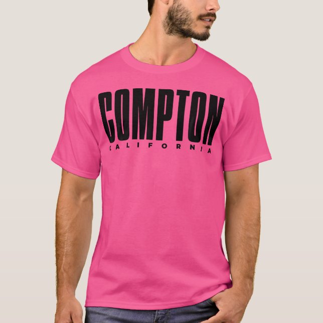 Compton California - Hood Hip Hop T-Shirt (Vorderseite)
